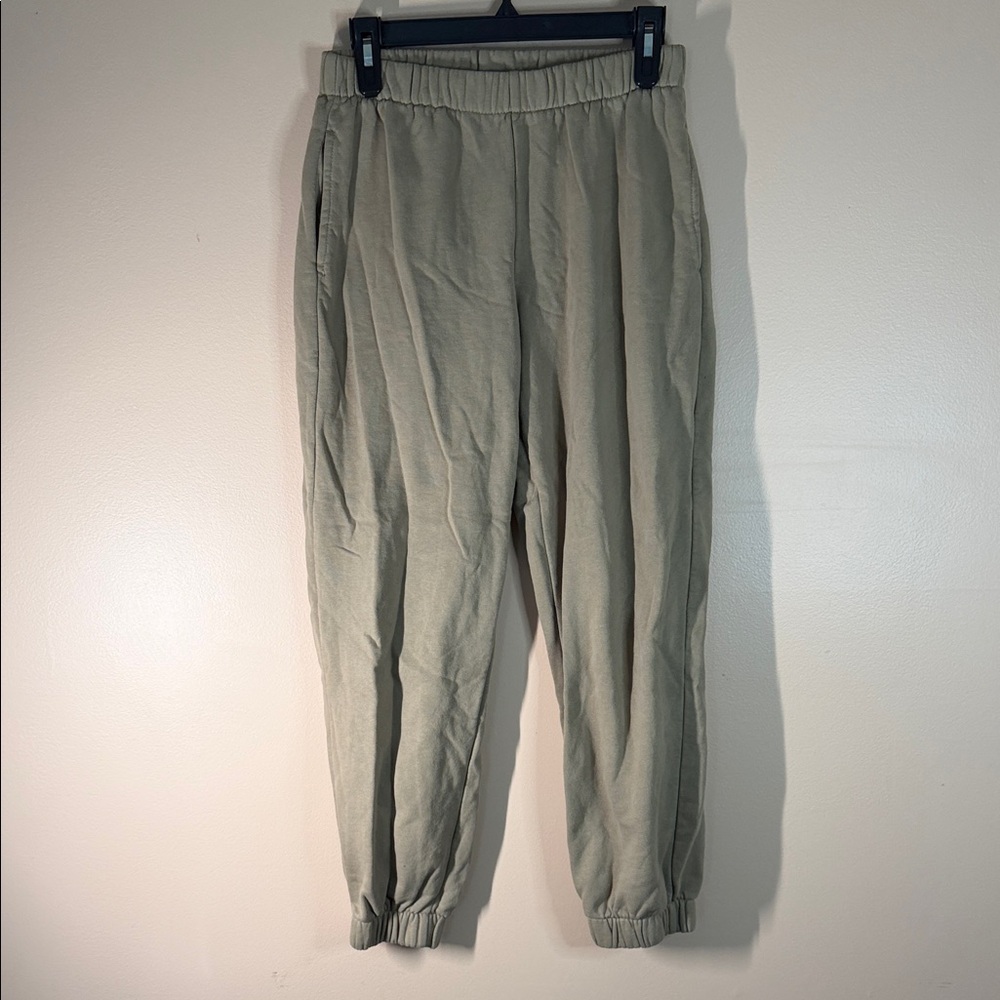 Men's Casual Joggers in Olive Green
